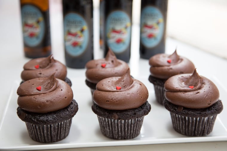 Yards Chocolate Love Stout Cupcakes, at Sweet Box Cupcakes.