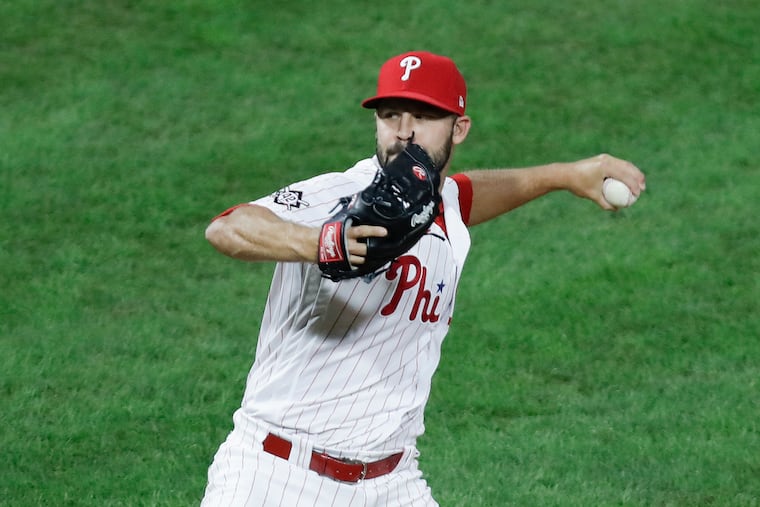 Adam Morgan had a 5.54 ERA this season in 17 games and struck out 16 batters in 13 innings.