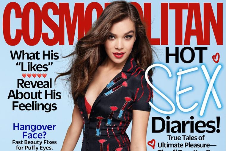 Hailee Steinfeld on the cover of the Dec. 2017 Cosmo