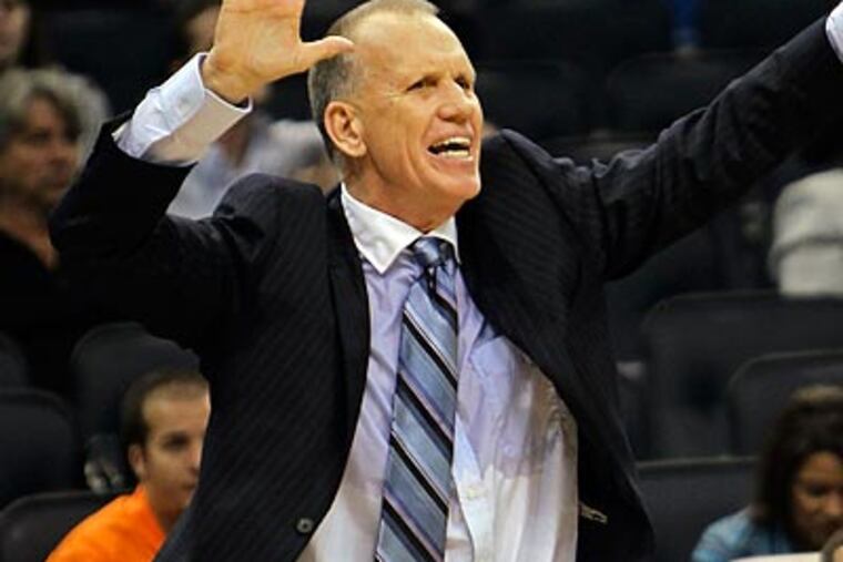 "This was our fourth game in 5 days, and that's tough," 76ers coach Collins said of Saturday's win. (John Raoux/AP)