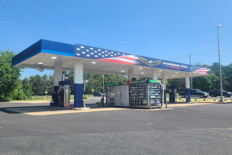 A Freedom Fuel Network gas station in West Berlin, N.J. on Monday, July 20, 2026.