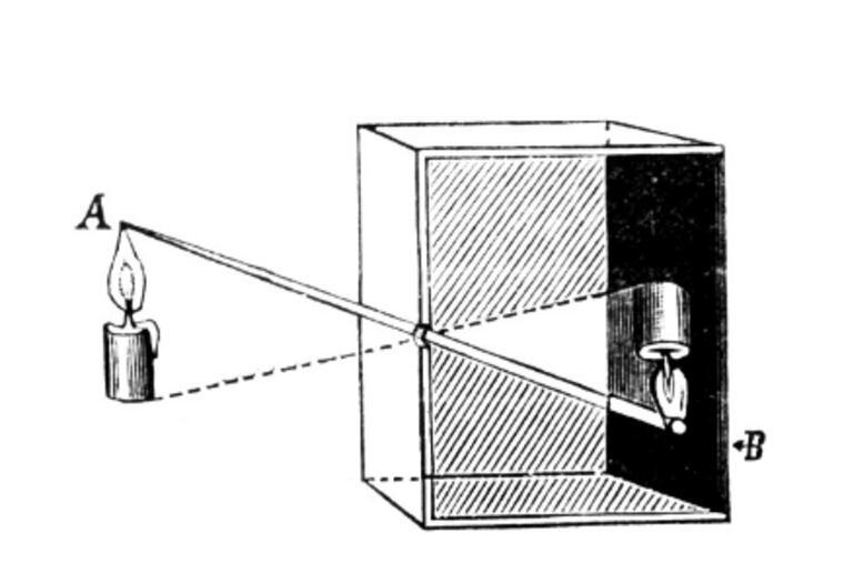 The Center for Works on Paper exhibit "Collecting Place: Inside the Camera Obscura at Fleisher Art Memorial” creates a giant camera obscura, projecting giant living images on the walls of a darkened room to demonstrate the basics of photography.