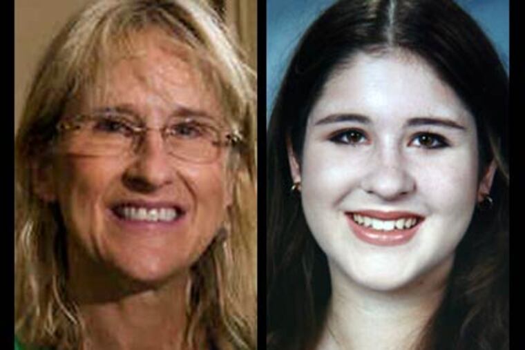 Tonight, Kate Boone, left, will remember her daughter, Sarah, who was slain in Ardmore in 2006. (Sources: left, Kriston J. Bethel / Daily News; right, Daily News file)