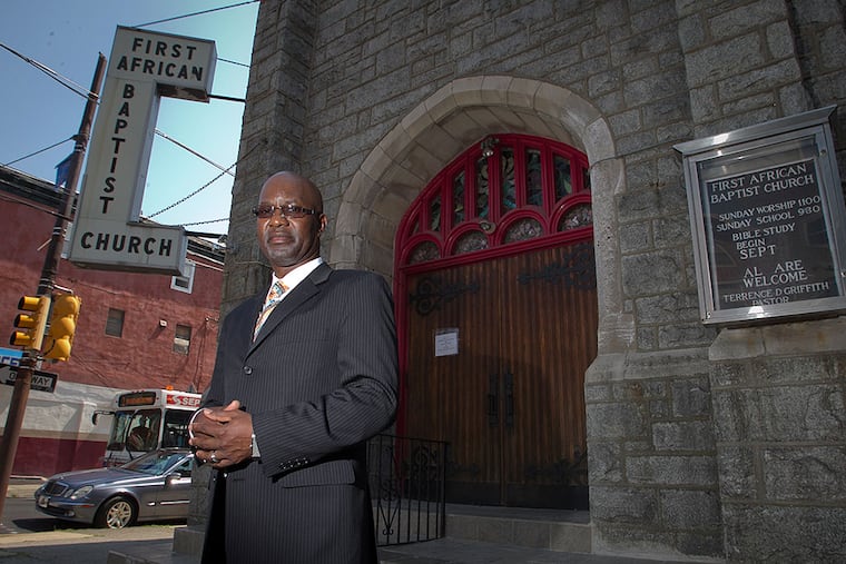 The Rev. Terrence Griffith is pastor of First African Baptist Church. (ALEJANDRO A. ALVAREZ/Staff Photographer)