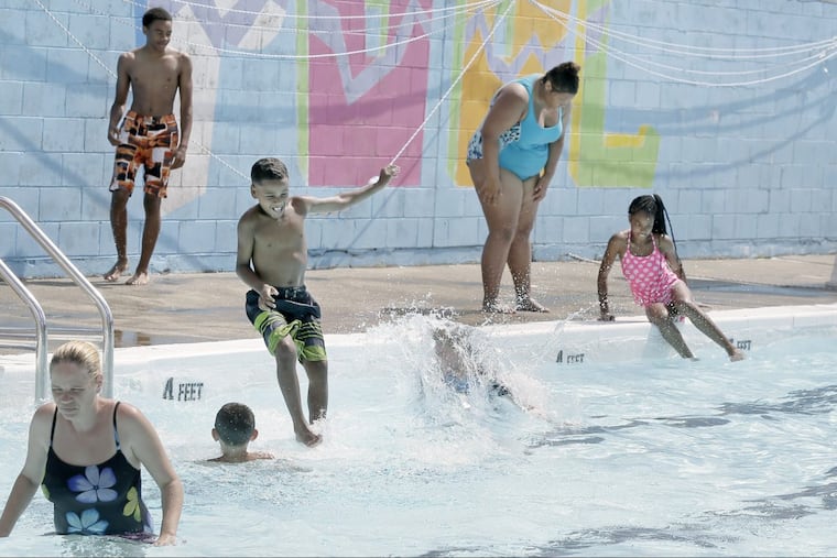 Bridesburg Pool almost didn't open this year. The aging basin had started to crack and it badly needed a full-scale replacement. The pool got a facelift that'll keep it functioning for this summer.
