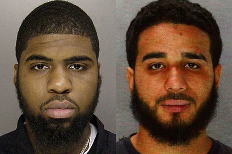 Cornelius Crawford (left) and Jonathan Rosa have been charged with second-degree murder in connection with a deadly carjacking that killed four.