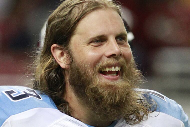 Jake Scott acquired just before the Redskins game last month, has helped steady a group that has now played three games together. (AP Photo/Seth Perlman)