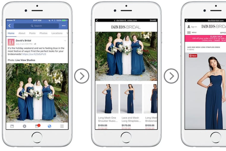 David's Bridal has followed its customers onto mobile apps while trying to keep orders flowing through its 300 stores busy. The company has sought help restructuring its debt, which is junk-bond-rated by Wall Street credit agencies