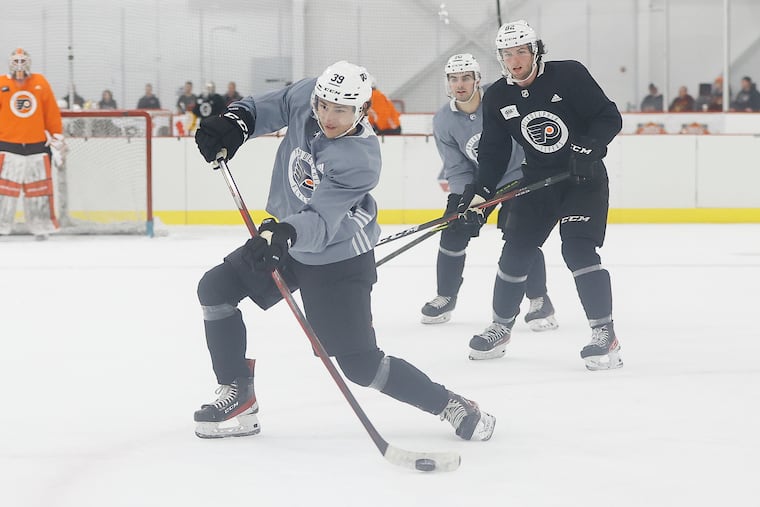 Cutter Gauthier, who was drafted No, 5 overall by the Flyers last year, will represent the United States at the World Championships.