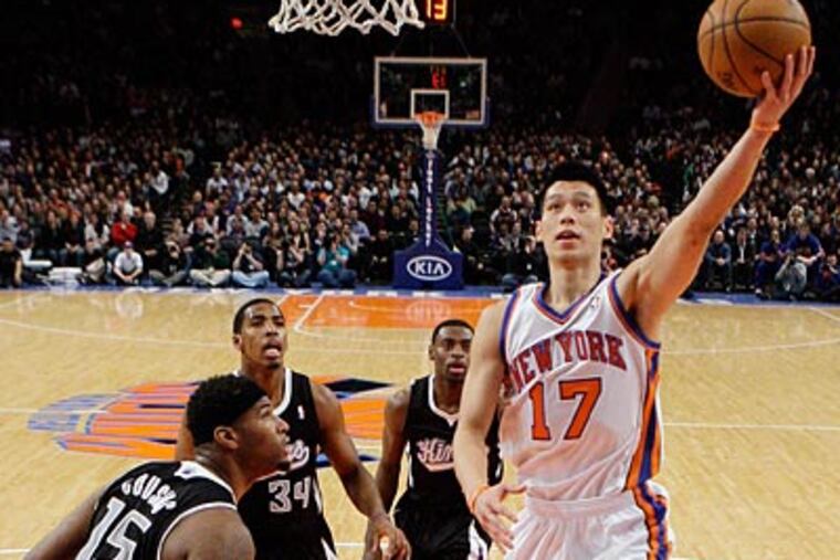 The story of Jeremy Lin is unlike any other sports story in recent memory. (Frank Franklin II/AP)