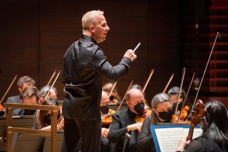 Yannick Nezet-Seguin leads the Philadelphia Orchestra in Beethoven's Symphony No. 9 at the Kimmel Center, Friday, June 3, 2022.