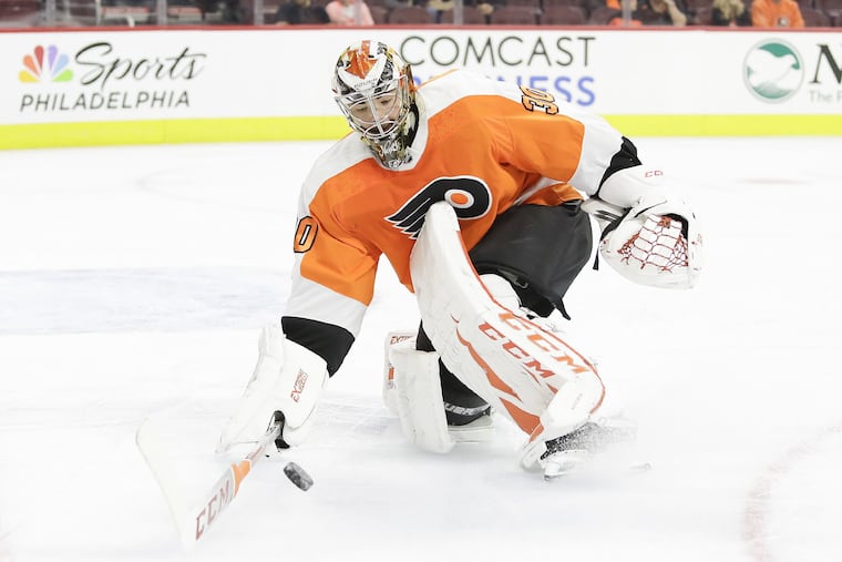Michal Neuvirth appeared in just one preseason game for the Flyers, and just 22 games last season.
