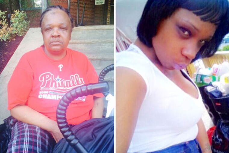 Diana Marable (L), mother, and Kareema Marable, daughter.