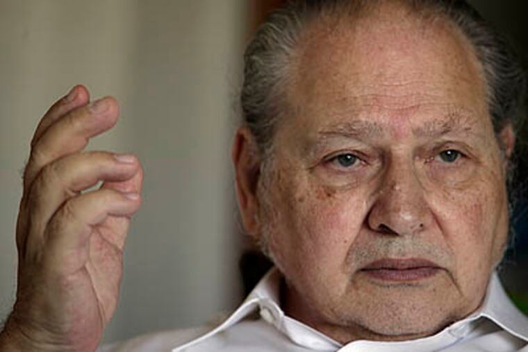 Ronald Wayne, 76, one of the three co-founders of Apple Computer, speaks at his home in Pahrump, Nevada, Wednesday, May 26, 2010. Nearly two decades older than Steve Jobs and Steve Wozniak, Wayne designed the original Apple logo, wrote the original manual and drafted the original partners' agreement. (Karen T. Borchers/San Jose Mercury News/MCT)