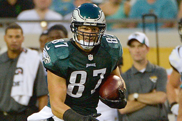 Eagles tight end Brent Celek. (Phelan M. Ebenhack/AP)