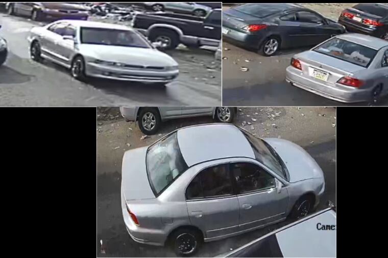 Images of car, believed to be a silver Mitsubishi, possibly an early 2000s-era Gallant, sought in hit-and-run incident on July 22 at 6:19 p.m. on 100 block of East Clearfield Street. Victim, Mario Urroz, 41, was critically injured and remains in coma at Temple University Hospital.