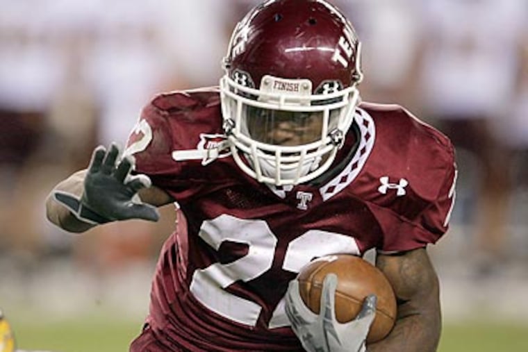 Temple RB Matt Brown was suspended during spring practices because of a verbal altercation. (Yong Kim/Staff file photo)