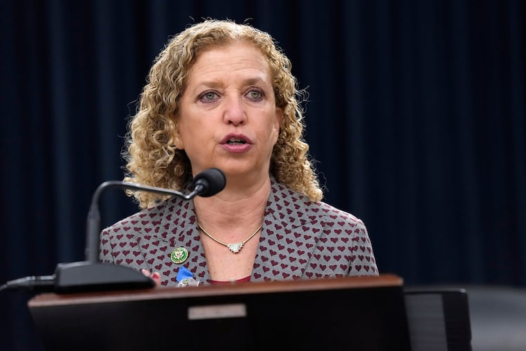 FILE - Rep. Debbie Wasserman Schultz, D-Fla., was criticized for for decamping from a more competitive seat to a safely Democratic but heavily Black district nearby after state Republicans redrew congressional lines this year to benefit the GOP.