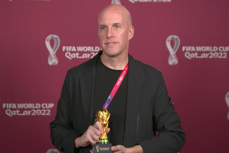 Soccer reporter Grant Wahl, who died on Dec. 10 covering the World Cup in Qatar.