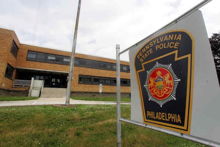 The state police Belmont barracks, where Cpl. John Quigg Jr. worked. He had been on desk duty for a DUI charge in Dec.