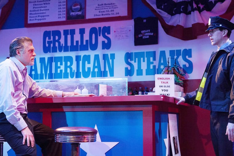 InterAct Theatre Company’s production of "Down Past Passyunk," with William Zielinski and Brian Cowden. (Photo: Kathryn Raines)