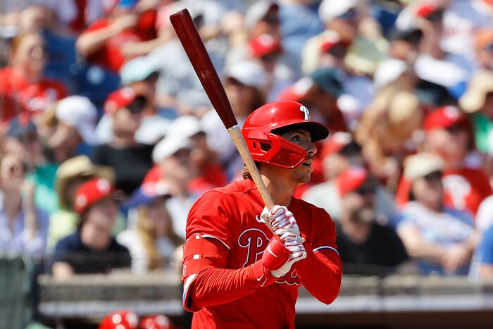 Phillies spring training: What Bryson Stott saw from Kyle Schwarber ...