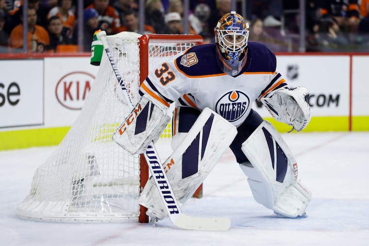 Cam Talbot hasn't played since he joined the Flyers on Feb. 15.