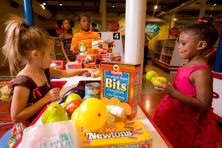 Children will find new checkout lanes, shopping baskets, and shopping lists to help them plan menus at the updated City Capers' ShopRite Supermarket exhibit. Puppet Marvin the Supermarket Manager will unveil the changes as part of the museum's Fifth Birthday Celebrations.