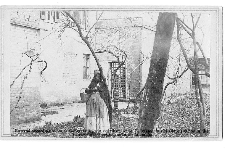 Slave pens in Alexandria, Va., in an 1862 photo from the Mathew Brady collection.