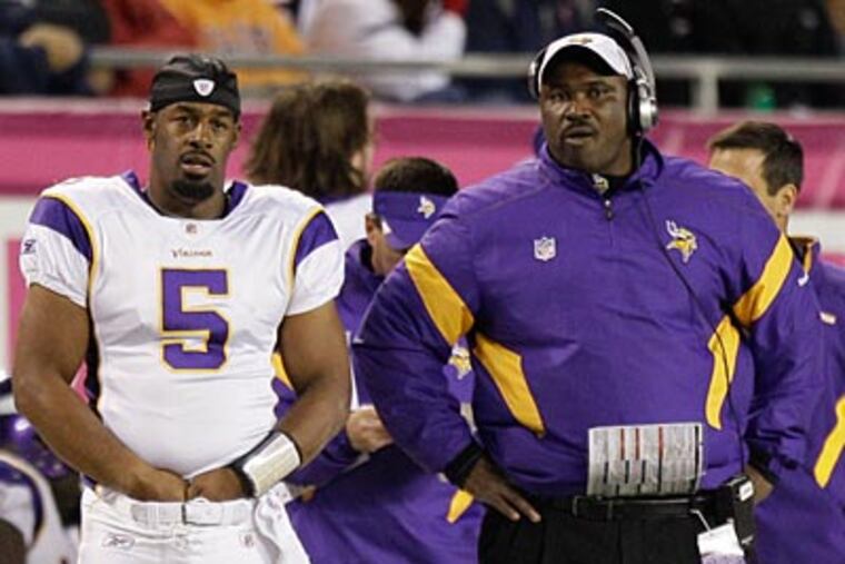 Donovan McNabb was released by the Vikings on Thursday. (Nam Y. Huh/AP)