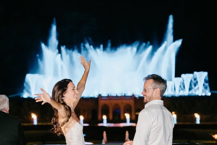 The Kennett Square couple celebrated their gender reveal at Longwood Gardens.
