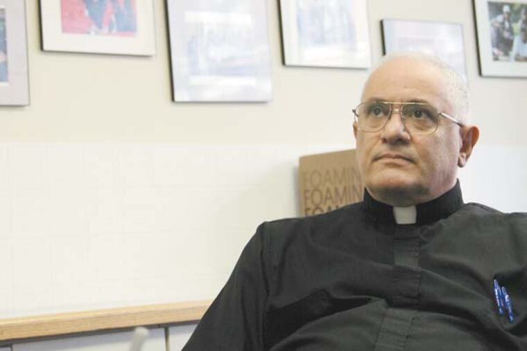 The Rev. Domenic Rossi is founder of a homeless aid organization called the Bethesda Project, located on the 16th block of South Street, mere blocks away from where he grew up. (SHUMITA BASU / STAFF PHOTOGRAPHER)