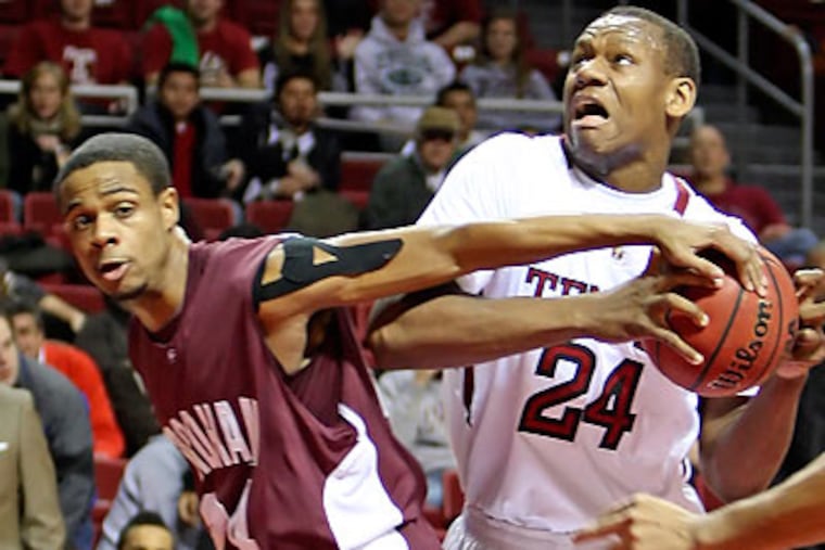 Temple will need a big game from Lavoy Allen in order to pull off the upset at Duke. (Steven M. Falk/Staff file photo)