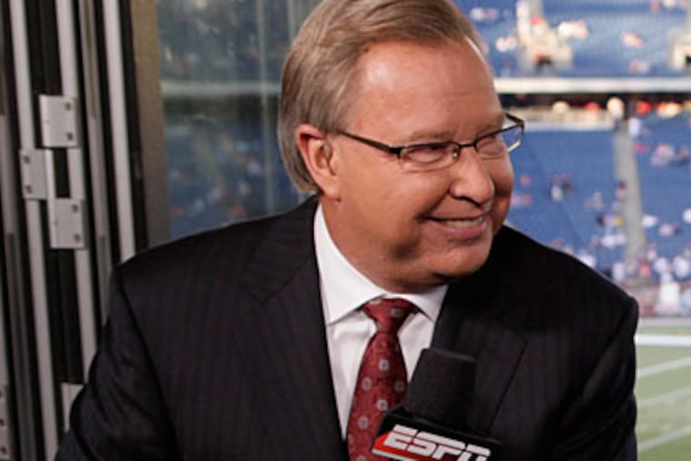 Last week, ESPN removed Ron Jaworski from its Monday Night Football announcing team. (Steven Senne/AP file photo)