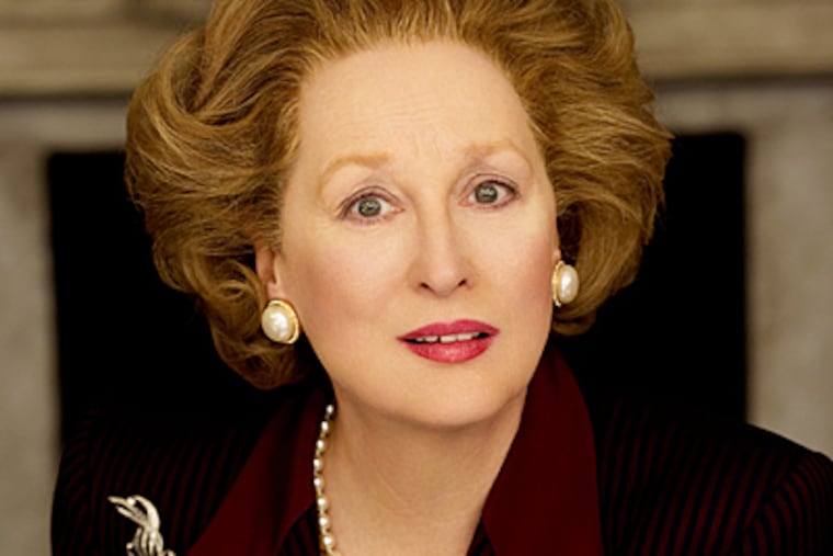 Meryl Streep as Margaret Thatcher. She nails accent, gestures, and comportment.