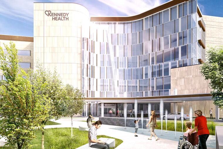An artist's rendering of Kennedy Health's planned new building at 2201 Chapel Ave. Ground-breaking is set for April 30.
