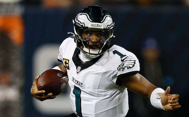 Jalen Hurts might have to be Superman again for the Eagles on Sunday.
