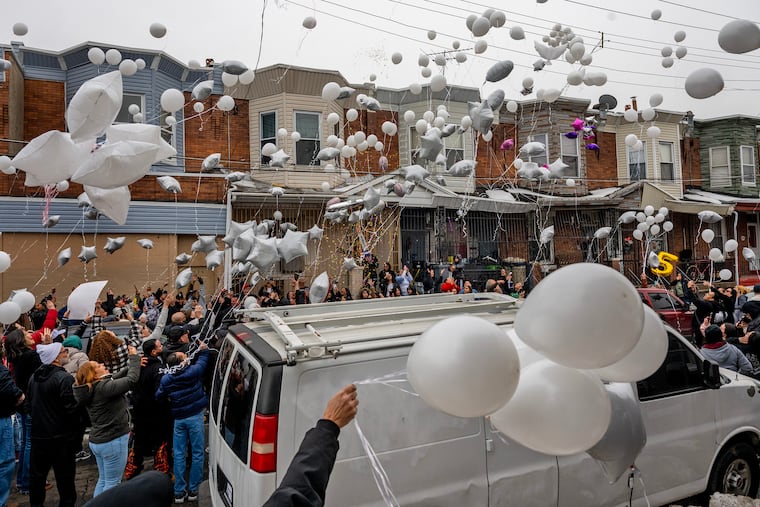 Family and friends memorialize Iriana DeJesus with a balloon release Sunday, Feb. 15, 2026. Five-year-old Iriana was kidnapped and killed in 2000. A man has been arrested after two decades on the FBI’s most-wanted list.