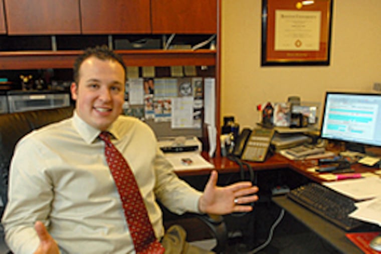 Jonathan Avidan's Boston University diploma put him in serious debt from student loans. (April Saul/Inquirer)