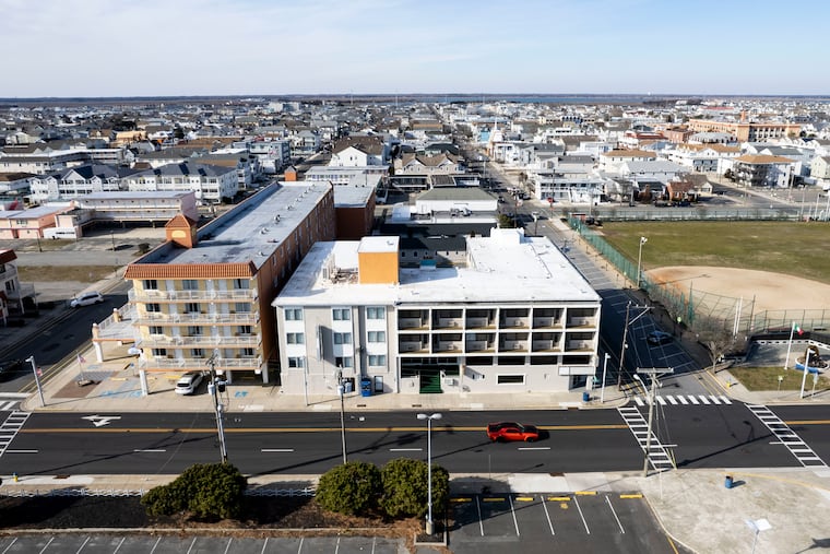 The Oceanic Motel and the Barefoot Bar at 4600 Ocean Ave in Wildwood, N.J.