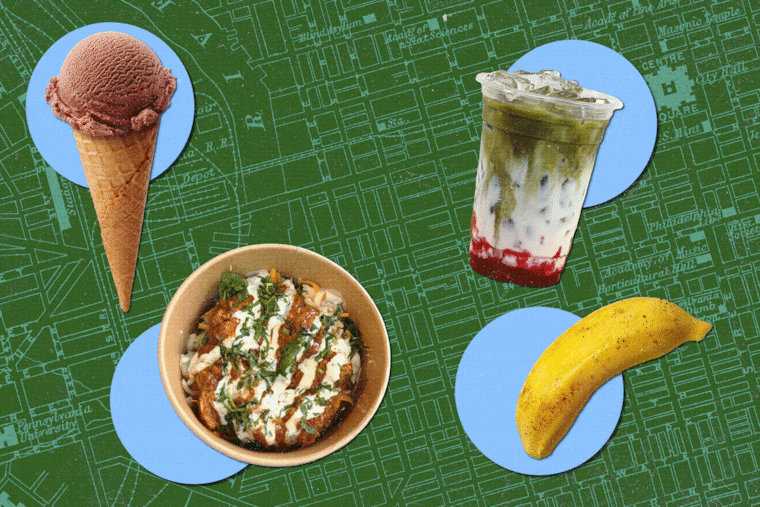 Photo illustration of food that can be found at Graduate Hospital