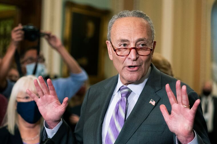 Senate Majority Leader Chuck Schumer of New York.