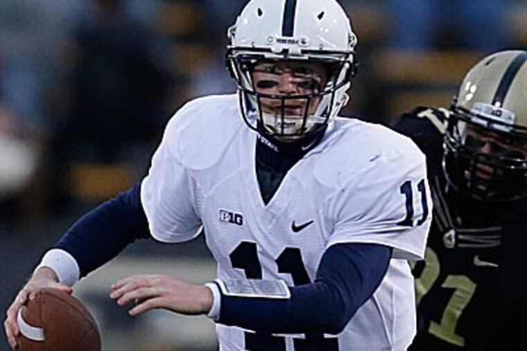 "The best part about what we've been doing and having some success is going on the road and winning big," Matt McGloin said. (Darron Cummings/AP)