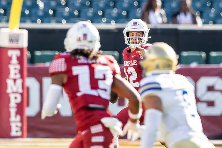 Evan Simon threw for 268 yards and had one rushing touchdown in Temple's final game of the season against North Texas Saturday.