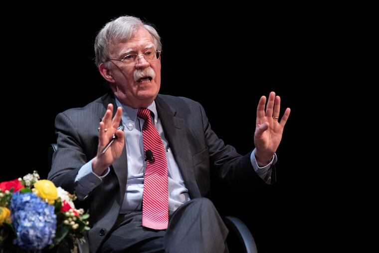 Former National Security adviser John Bolton speaking in February.