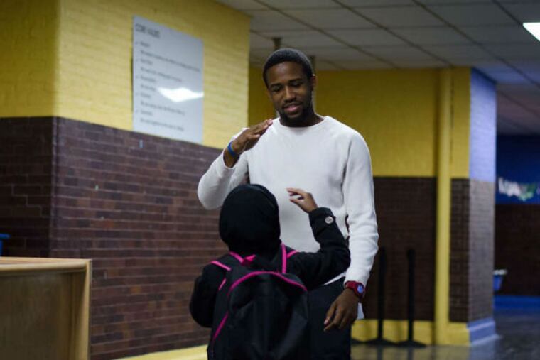 Kahleel Frazier makes $7.25 an hour at Mastery Charter School. A raise to $12 an hour could help him get his own place. He is also thinking about going to college but said: "The way the money is set up right now, it would be hard."
