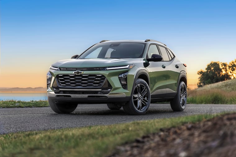 The Chevrolet Trax small SUV received the sharp new Chevrolet design language for the 2024 model year.