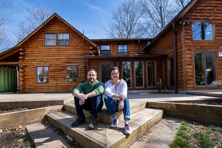 Matt and Taura Kilroy live in a log house, which they have adapted to be their own. "I want to make it a dream and show piece,” Taura says.