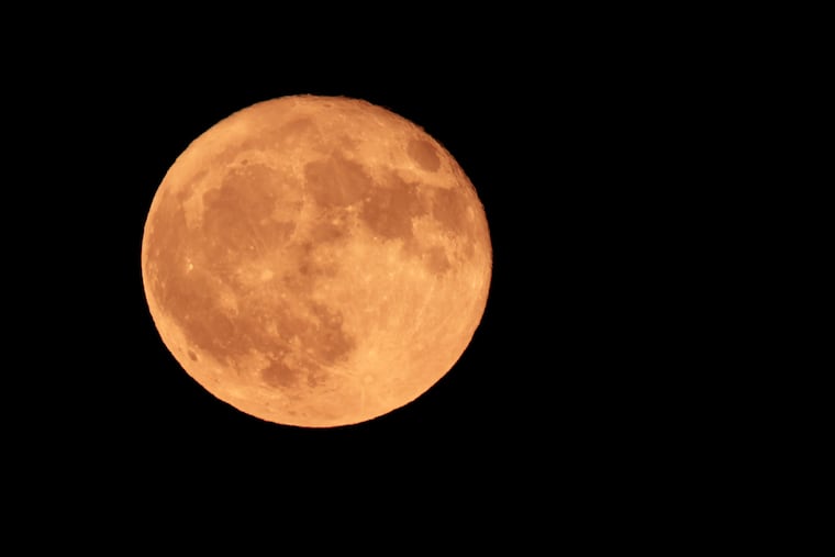 The full moon rising in July 2024. We now know the moon is far more colorful than we thought.
