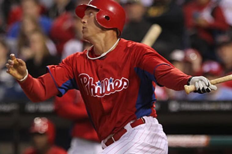 The Phillies do not yet know the severity of Hunter Pence's shoulder injury. (Michael Bryant/Staff file photo)